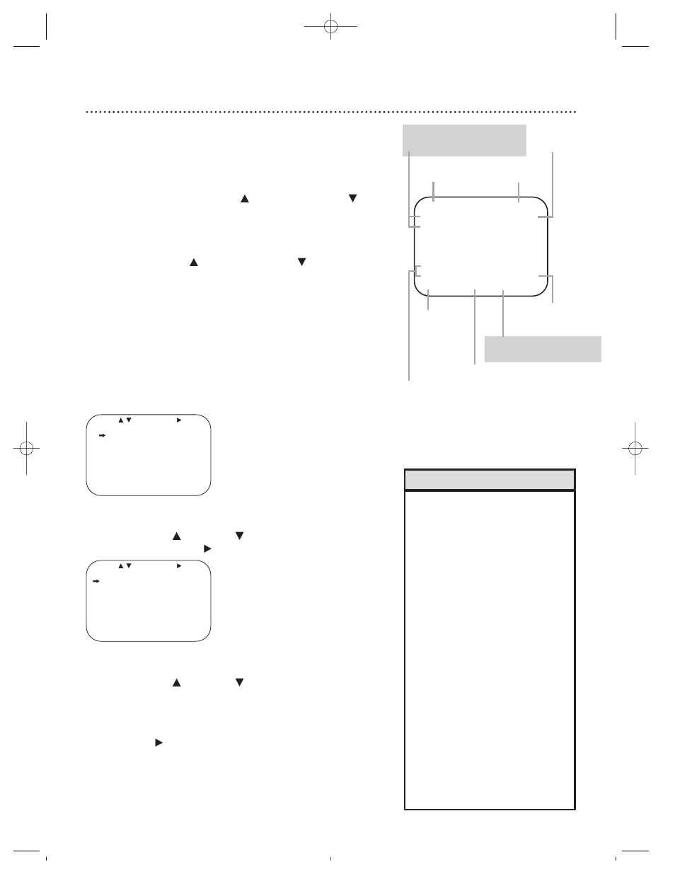 26 on-screen status displays | Philips VRZ344AT User Manual | Page 26 / 58