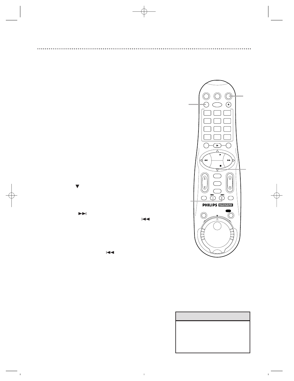 Index search 43, Helpful hints | Philips VRZ344AT User Manual | Page 43 / 58