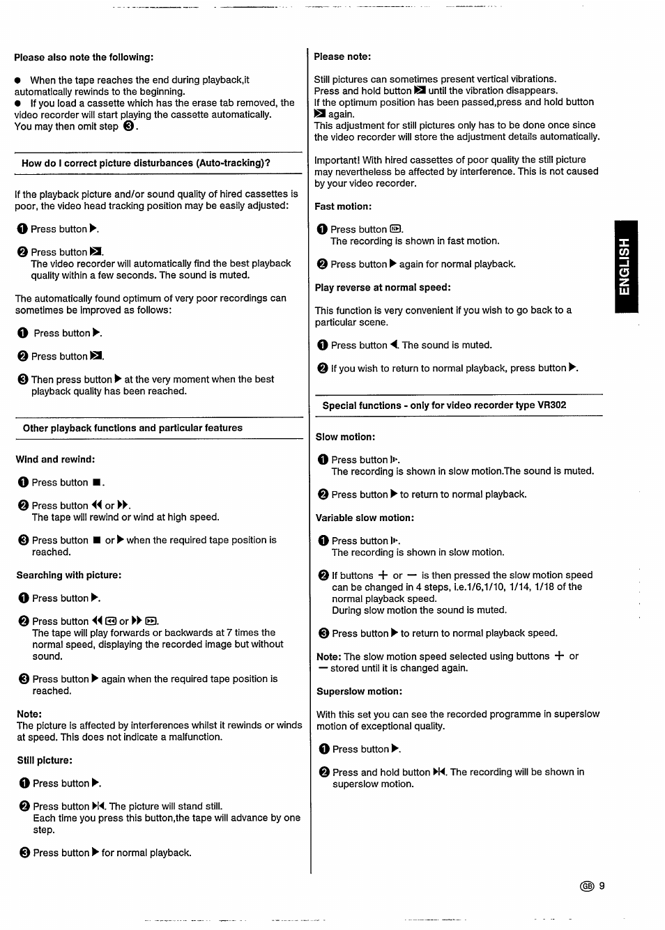 Philips VR302 User Manual | Page 13 / 30