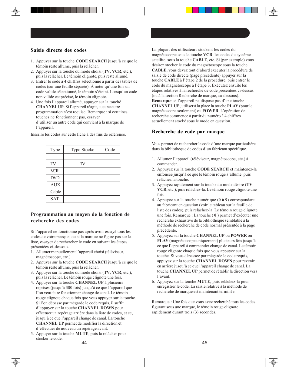 Configuration (suite) | Philips pmdvd6 User Manual | Page 23 / 29