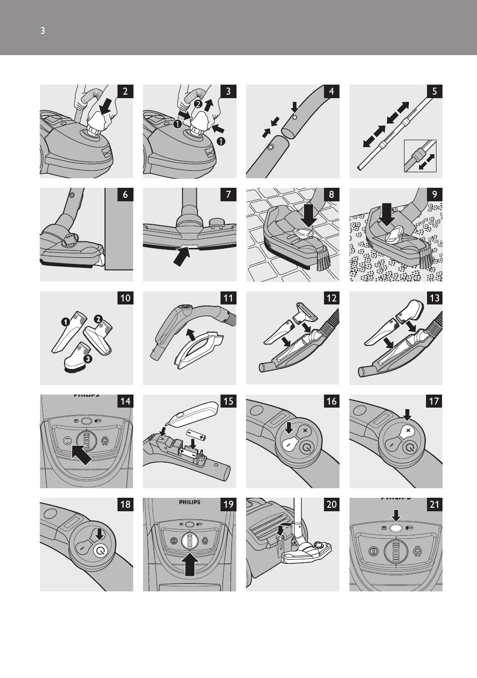 Philips FC9166-9160 User Manual | Page 3 / 24