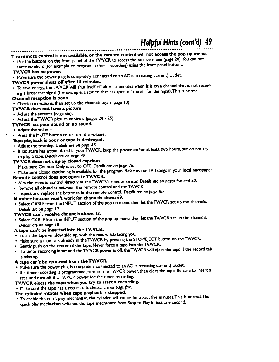 Helpful hinu (confd) 49 | Philips CCZ192AT User Manual | Page 49 / 52