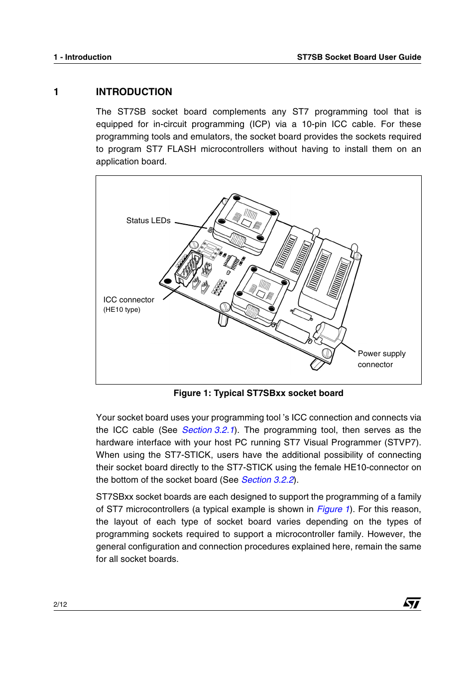 1 introduction, Chapter 1, Introduction | Philips ST7SB User Manual | Page 4 / 14