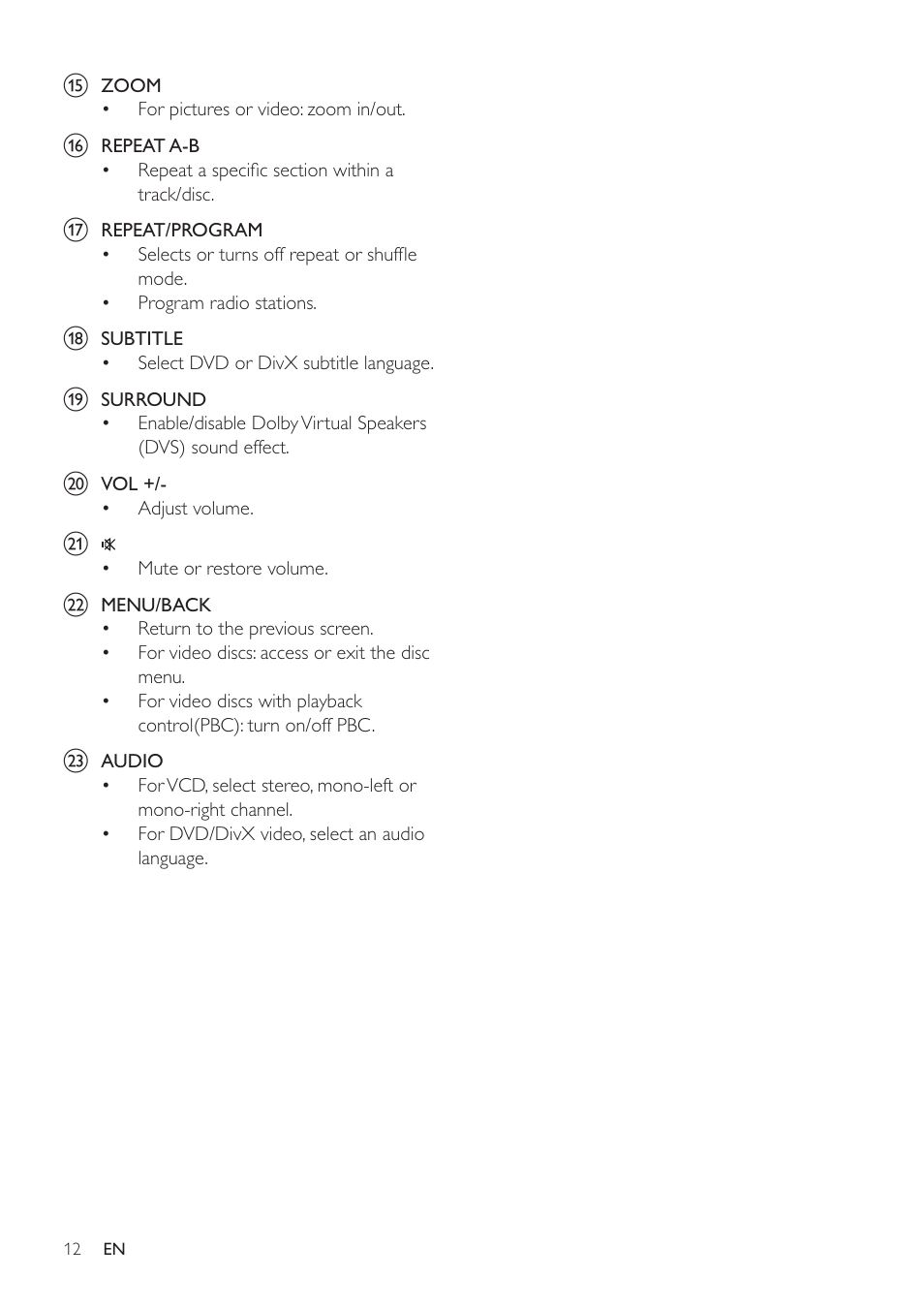 Philips HSB4352/12 User Manual | Page 11 / 36
