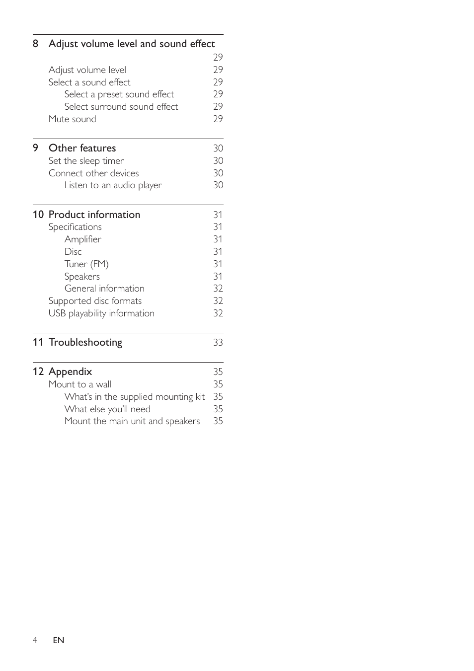 Philips HSB4352/12 User Manual | Page 3 / 36