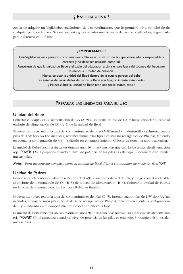 Philips SC362 User Manual | Page 12 / 51