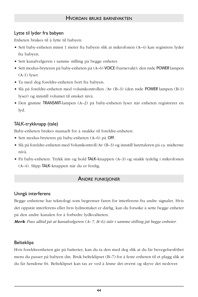 Philips SC362 User Manual | Page 45 / 51