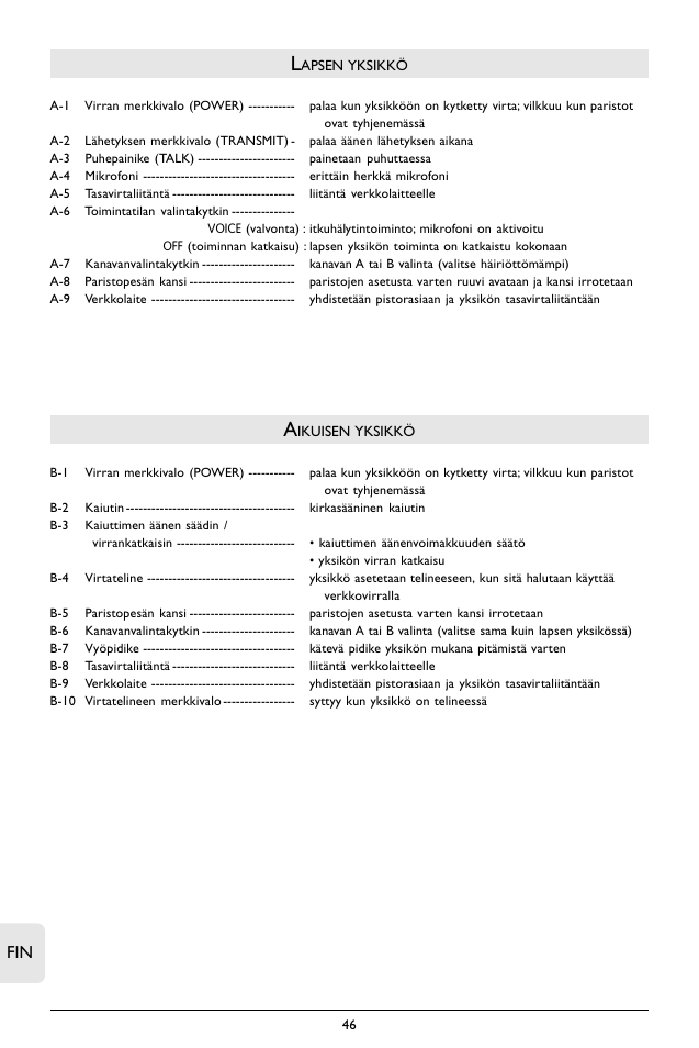 Philips SC362 User Manual | Page 47 / 51