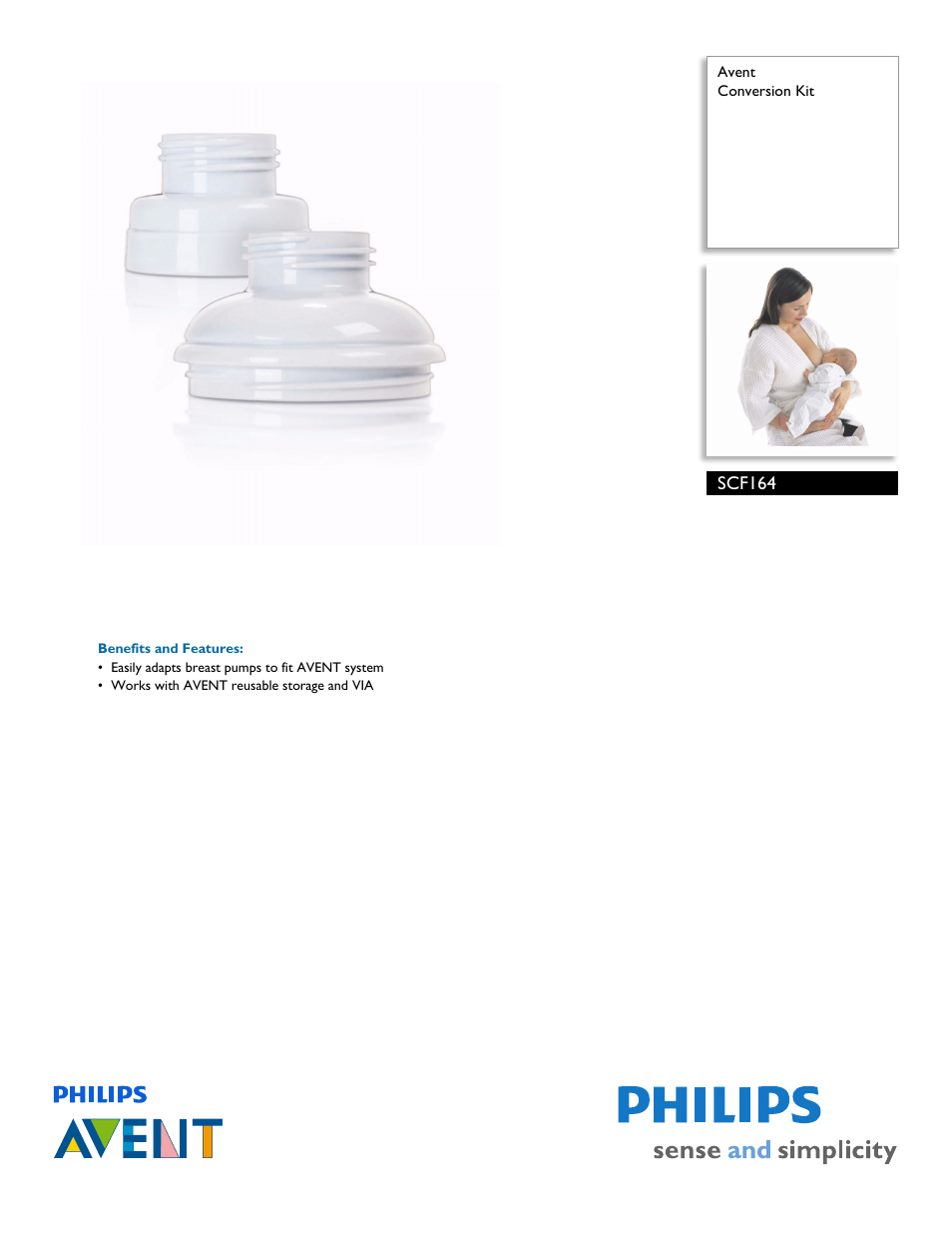 Philips Avent SCF164 User Manual | 2 pages