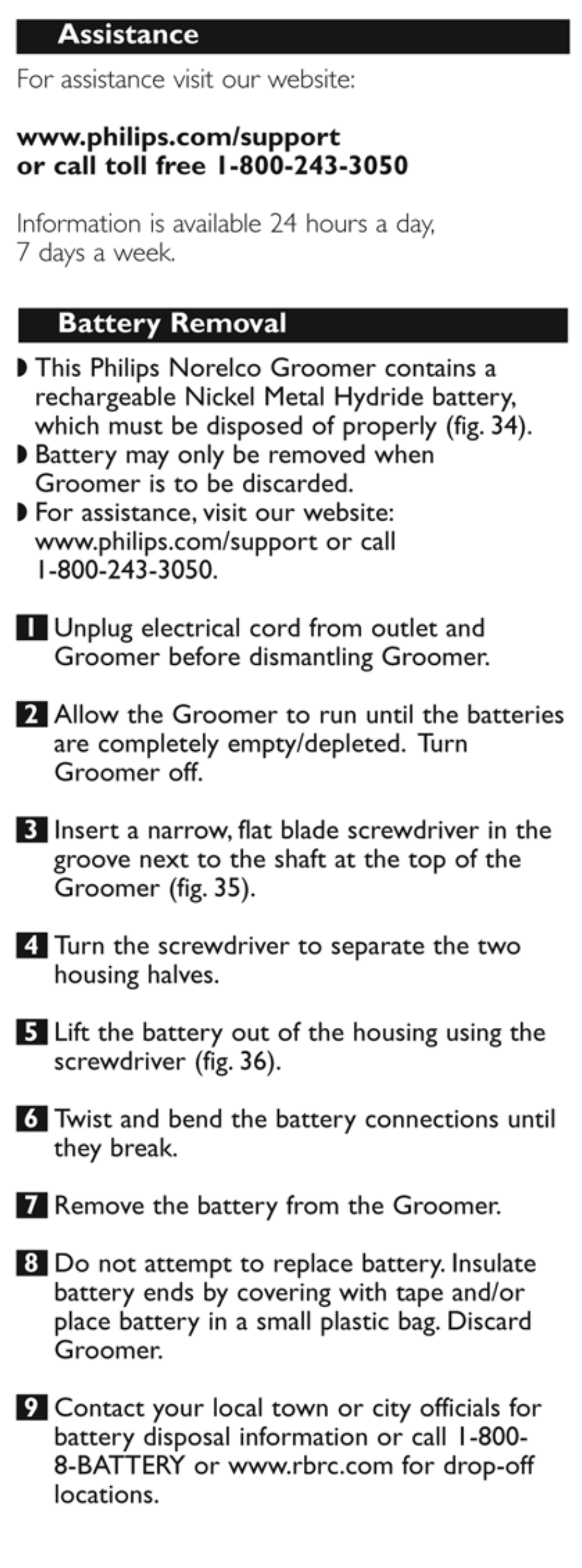 Philips G380-60 User Manual | Page 12 / 13