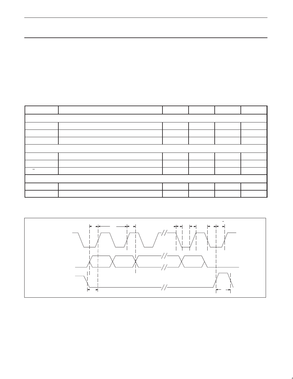 Serial programming bus, Serial bus timing characteristics. see figure 8 | Philips SA7016 User Manual | Page 11 / 18