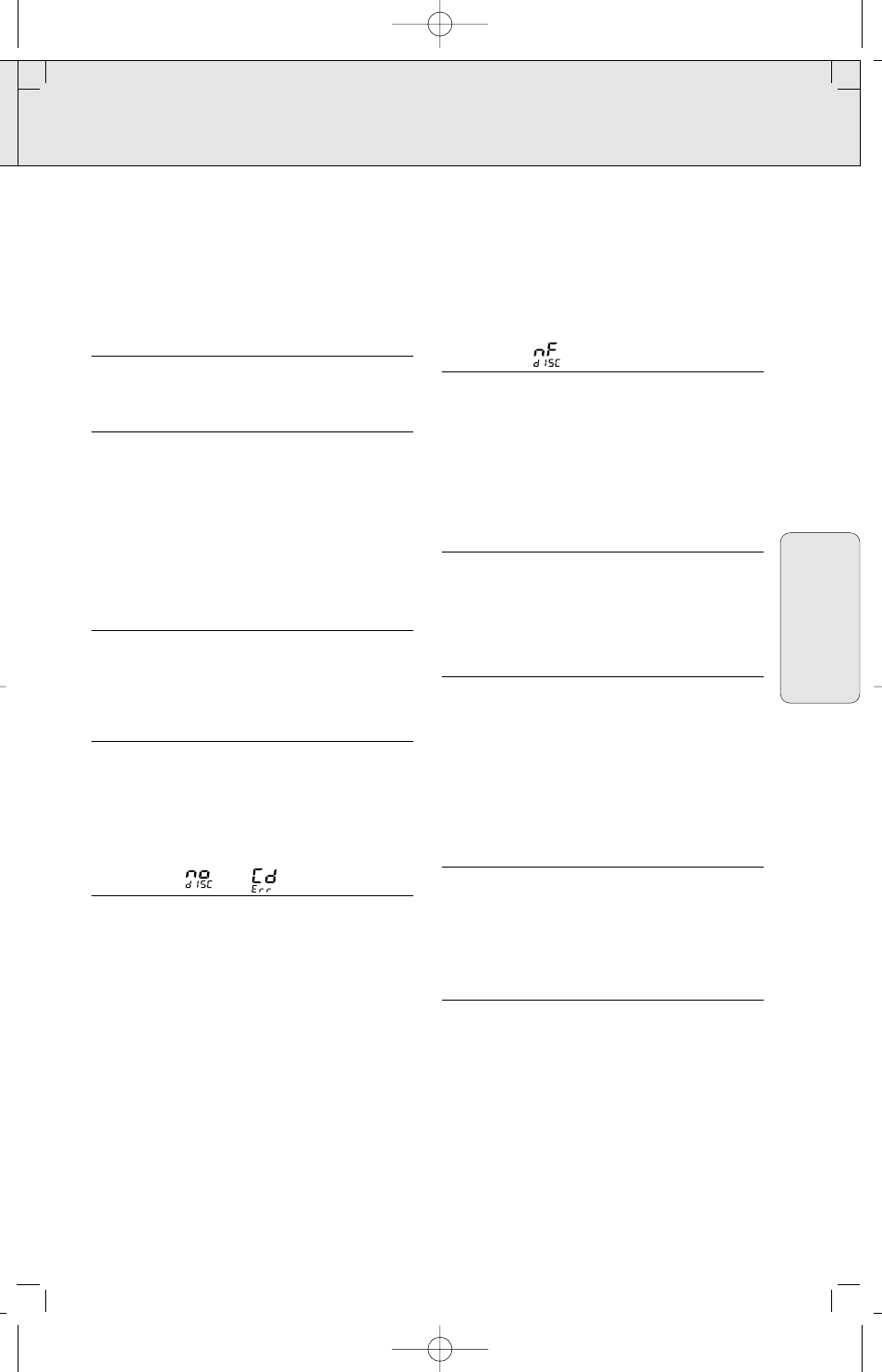 Resolución de problemas, Precaución | Philips AZ 1145 User Manual | Page 43 / 44