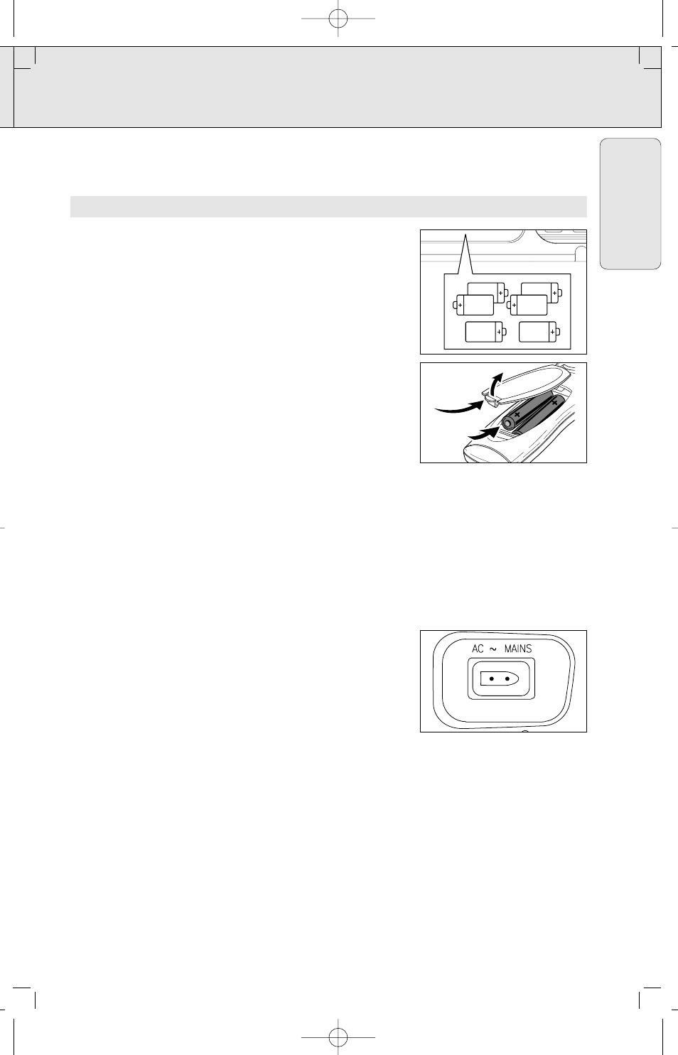 Power supply | Philips AZ 1145 User Manual | Page 9 / 44