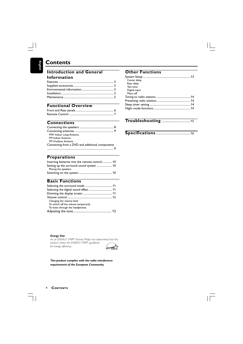 Philips LX700 User Manual | Page 4 / 16