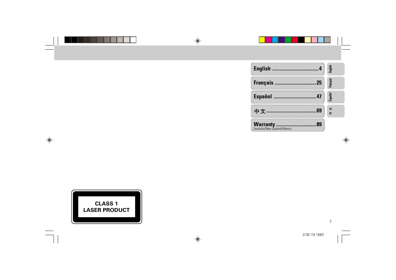 Philips FW-C39 User Manual | Page 3 / 24