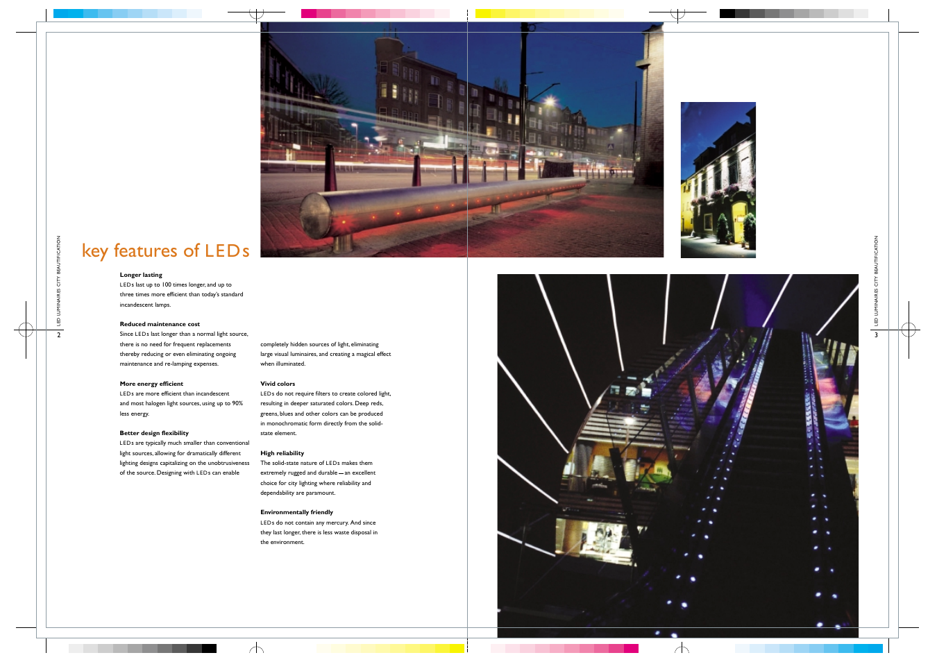 Key features of, L e d | Philips LED Luminaires User Manual | Page 3 / 8