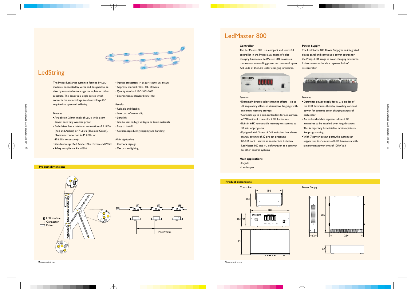 Ledstring ledmaster 800, Console | Philips LED Luminaires User Manual | Page 7 / 8