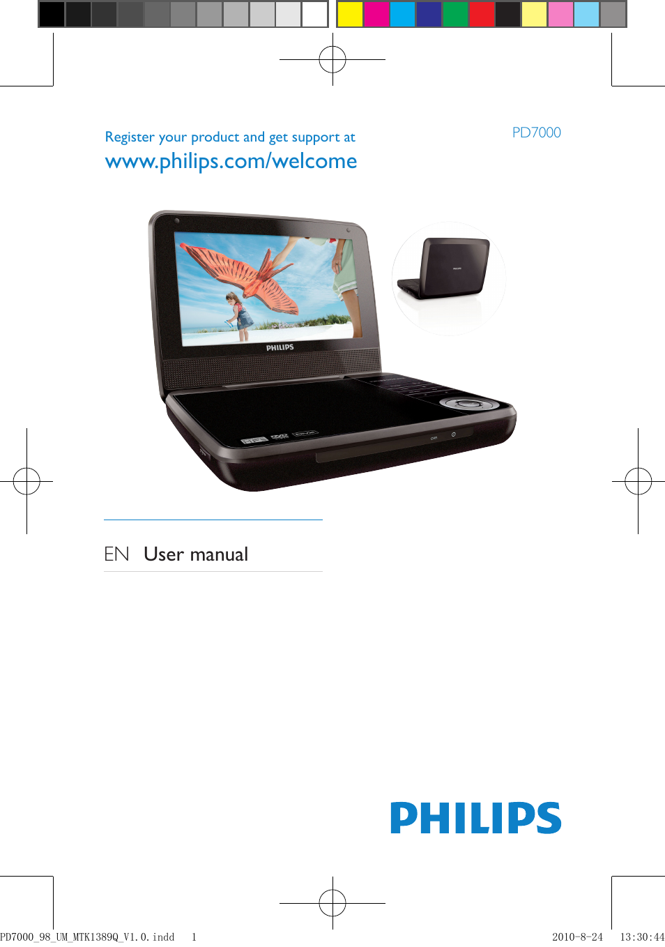 En user manual | Philips PD7000B/98 User Manual | Page 2 / 18