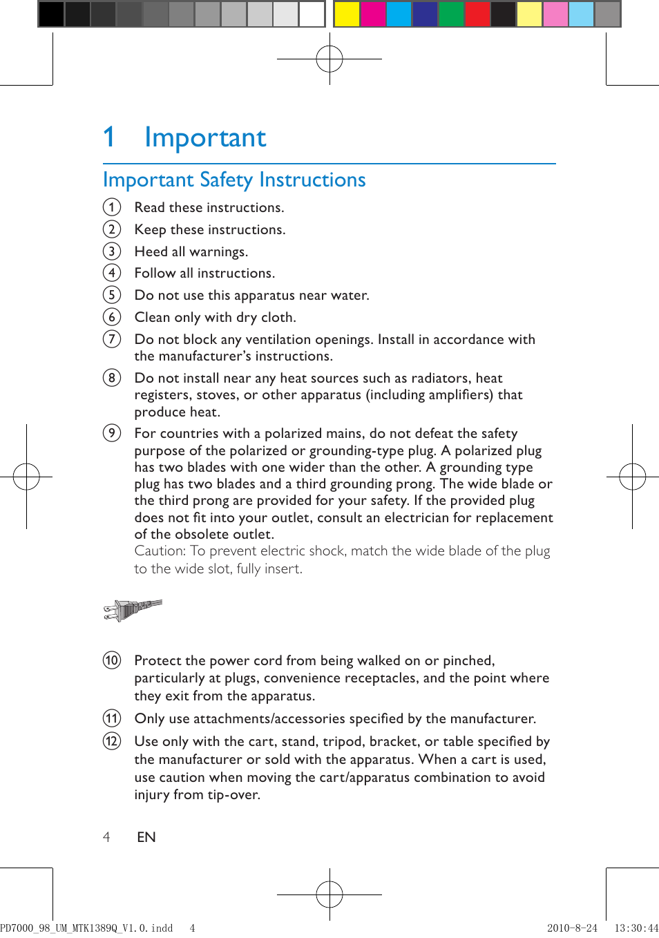 Philips PD7000B/98 User Manual | Page 4 / 18