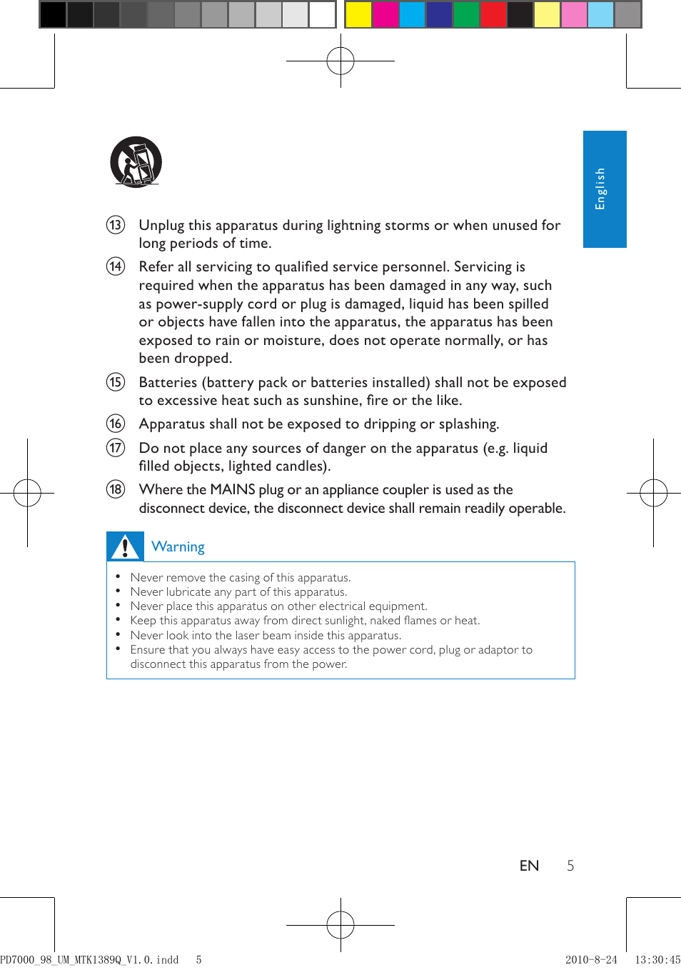 Philips PD7000B/98 User Manual | Page 5 / 18