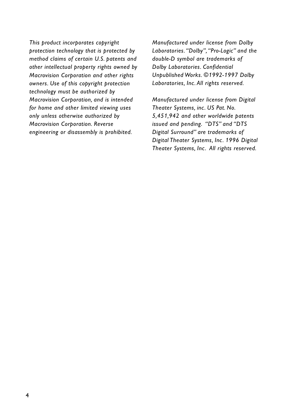 Philips MX5500D/21 User Manual | Page 4 / 45