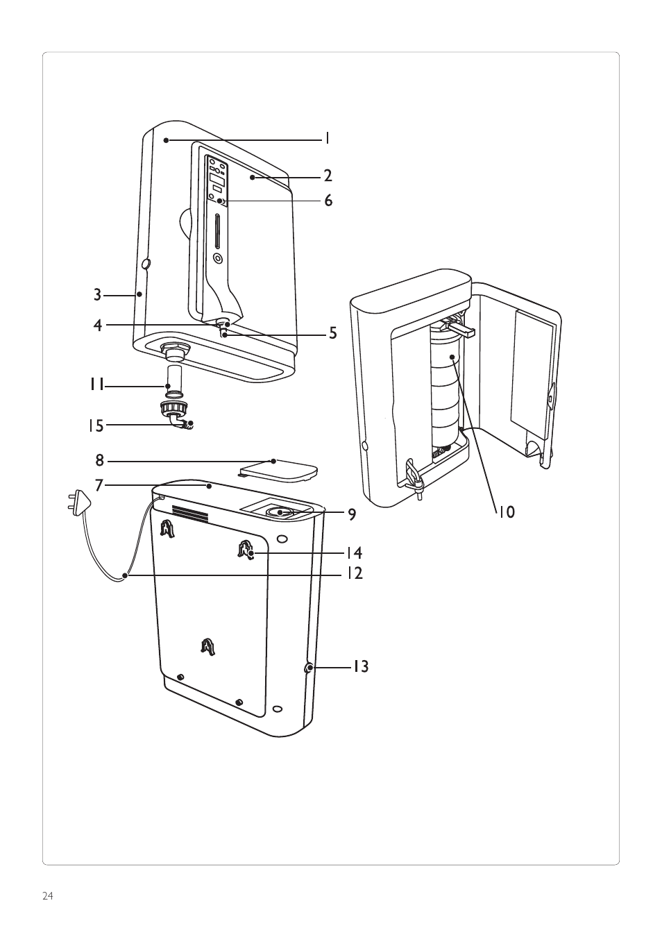 Philips WP3892 User Manual | Page 24 / 64