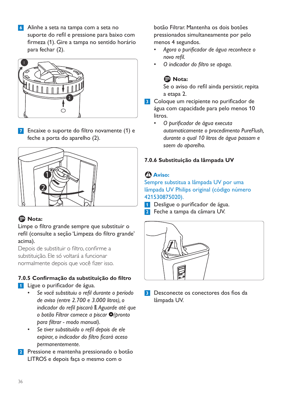 1 restrições da garantia, 10 dados técnicos, 11 perguntas freqüentes | Philips WP3892 User Manual | Page 36 / 64