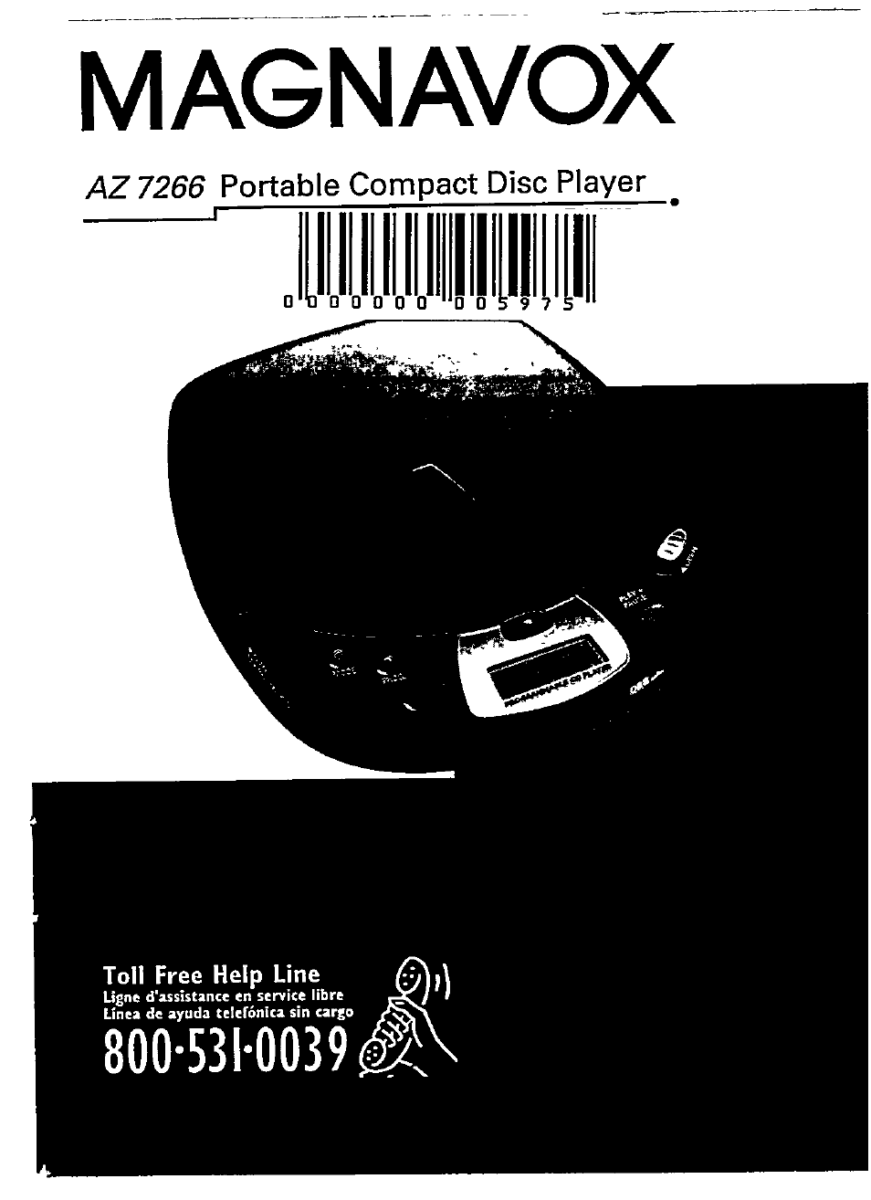 Philips Magnavox AZ 7266 User Manual | 32 pages