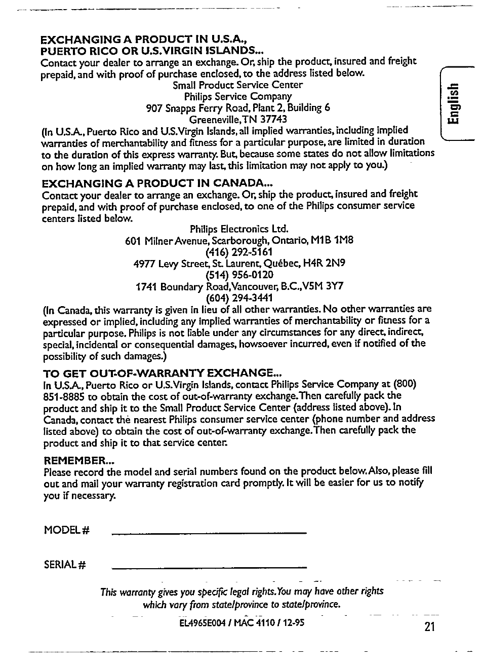 Philips Magnavox AZ 7266 User Manual | Page 21 / 32