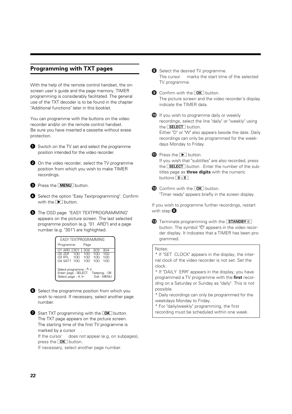 Philips VR 969/02 User Manual | Page 22 / 48