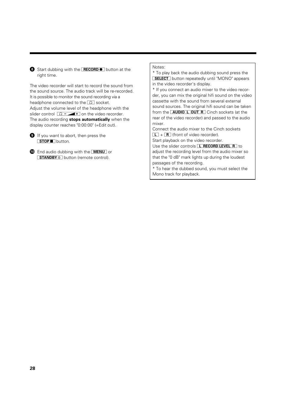 Philips VR 969/02 User Manual | Page 28 / 48