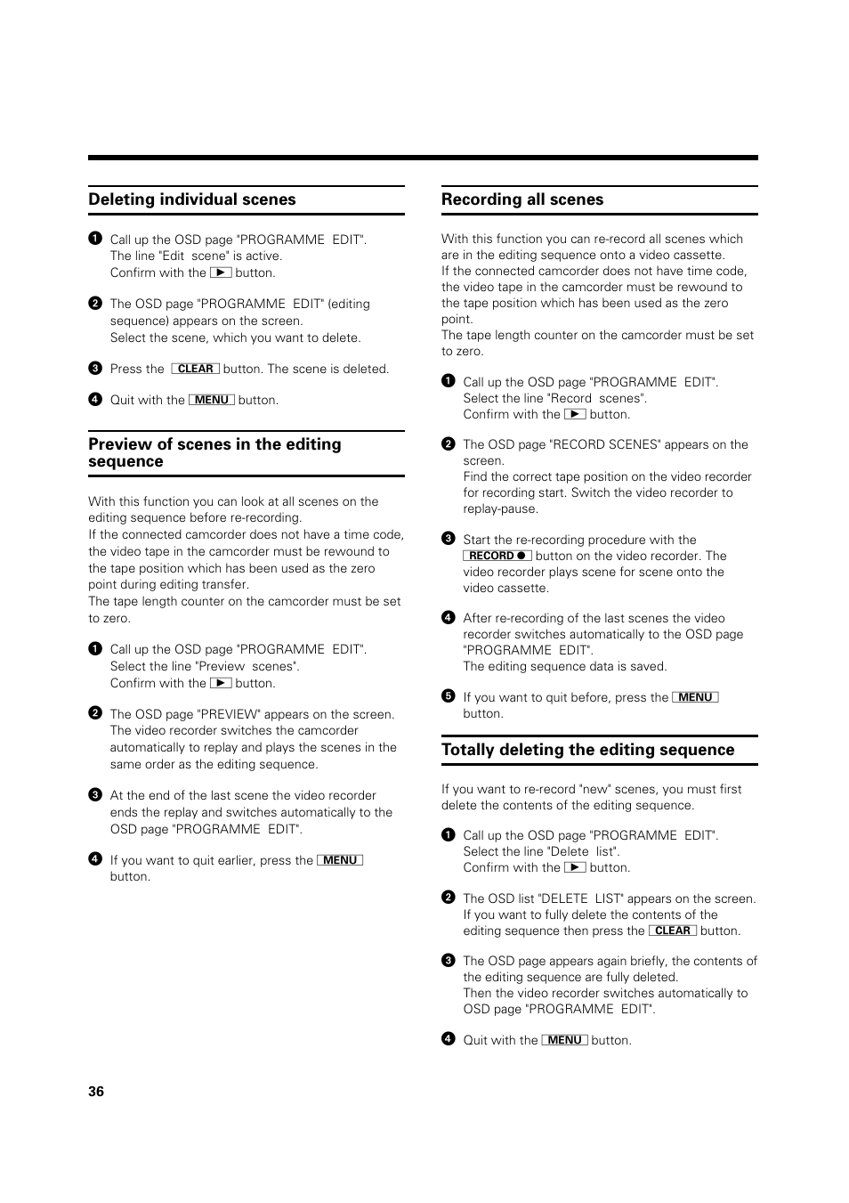 Philips VR 969/02 User Manual | Page 36 / 48