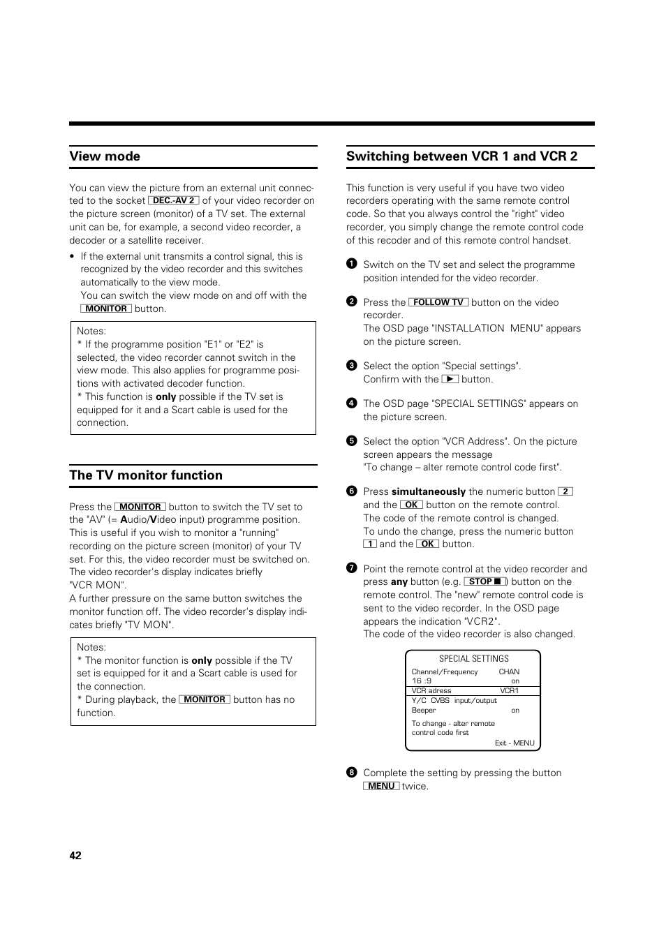 Philips VR 969/02 User Manual | Page 42 / 48