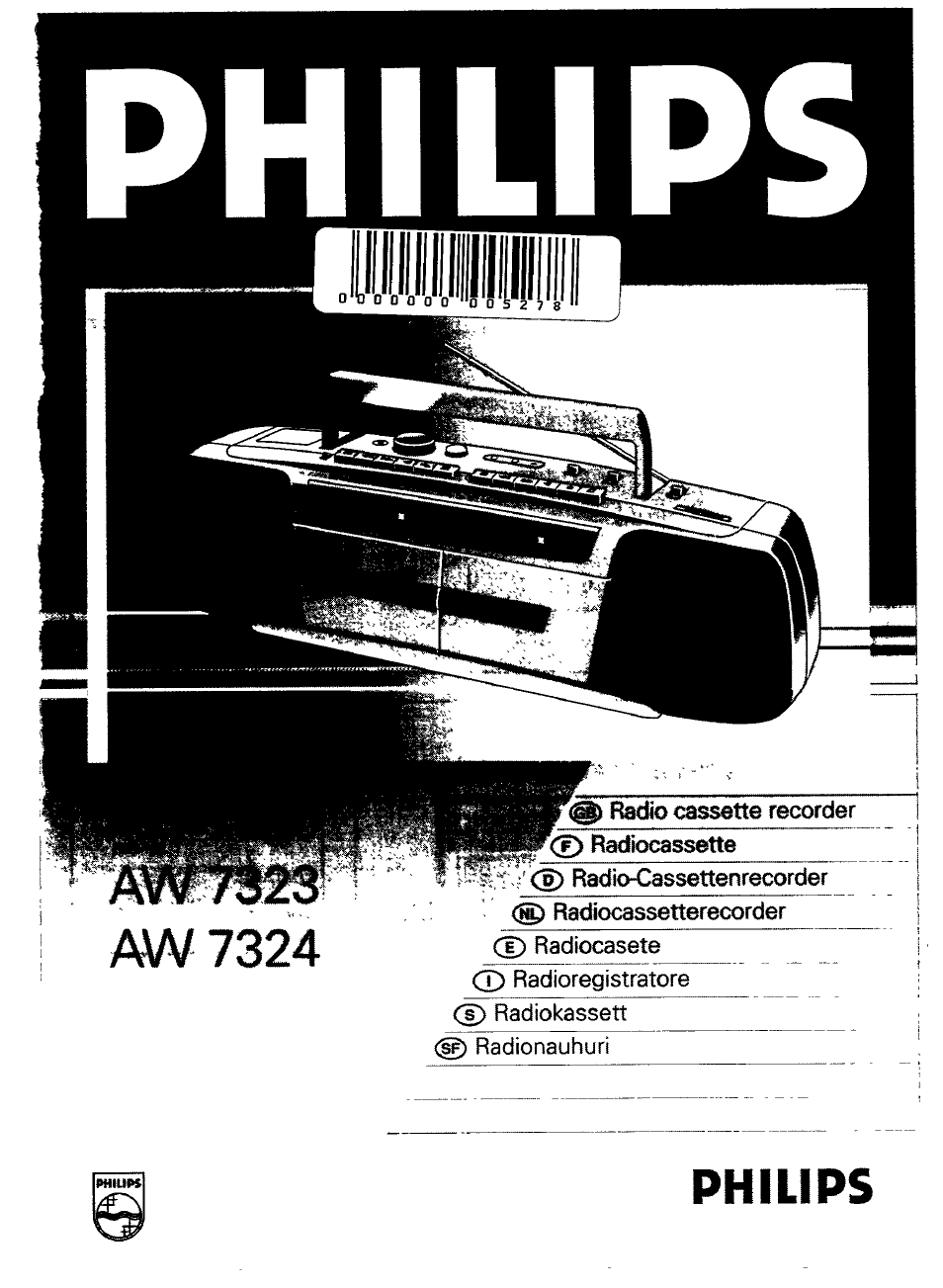 Philips AW 7323/05 User Manual | 7 pages