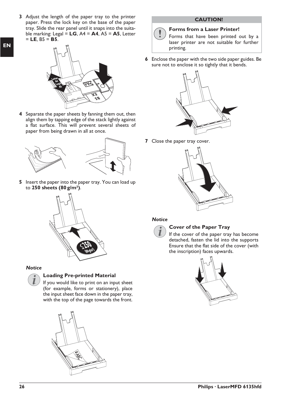 Philips SFF 6135D User Manual | Page 26 / 88