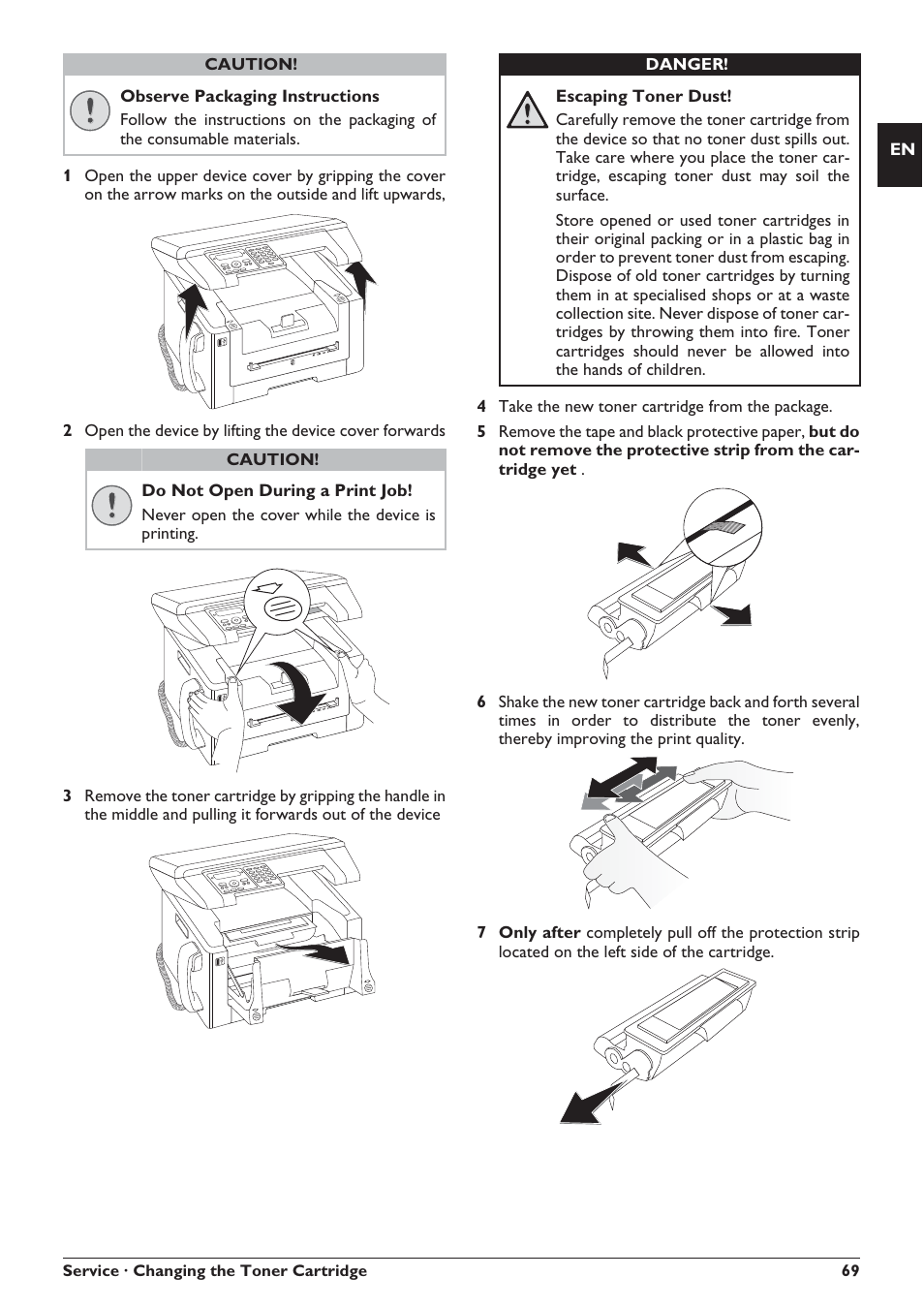 Philips SFF 6135D User Manual | Page 69 / 88