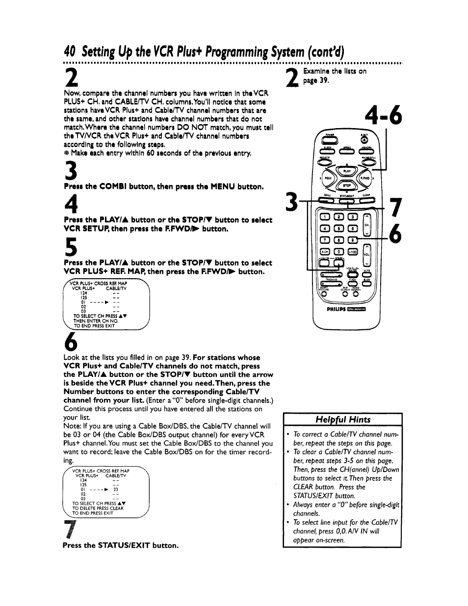 Philips CCZ194AT User Manual | Page 40 / 60