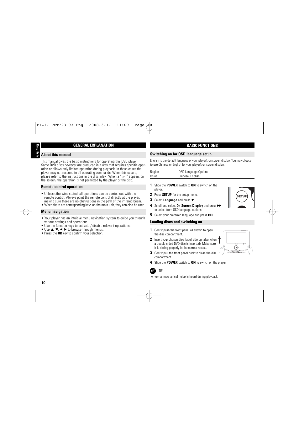 Philips PET723/93 User Manual | Page 9 / 17