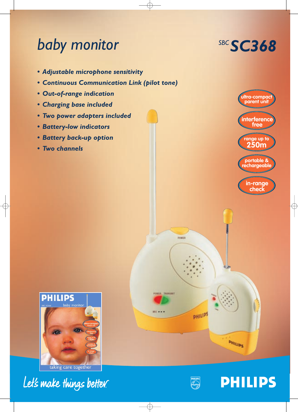 Philips SC368 User Manual | 2 pages