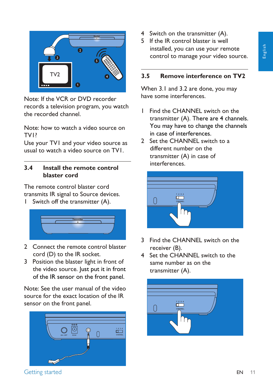 Philips SLV3105 User Manual | Page 11 / 18