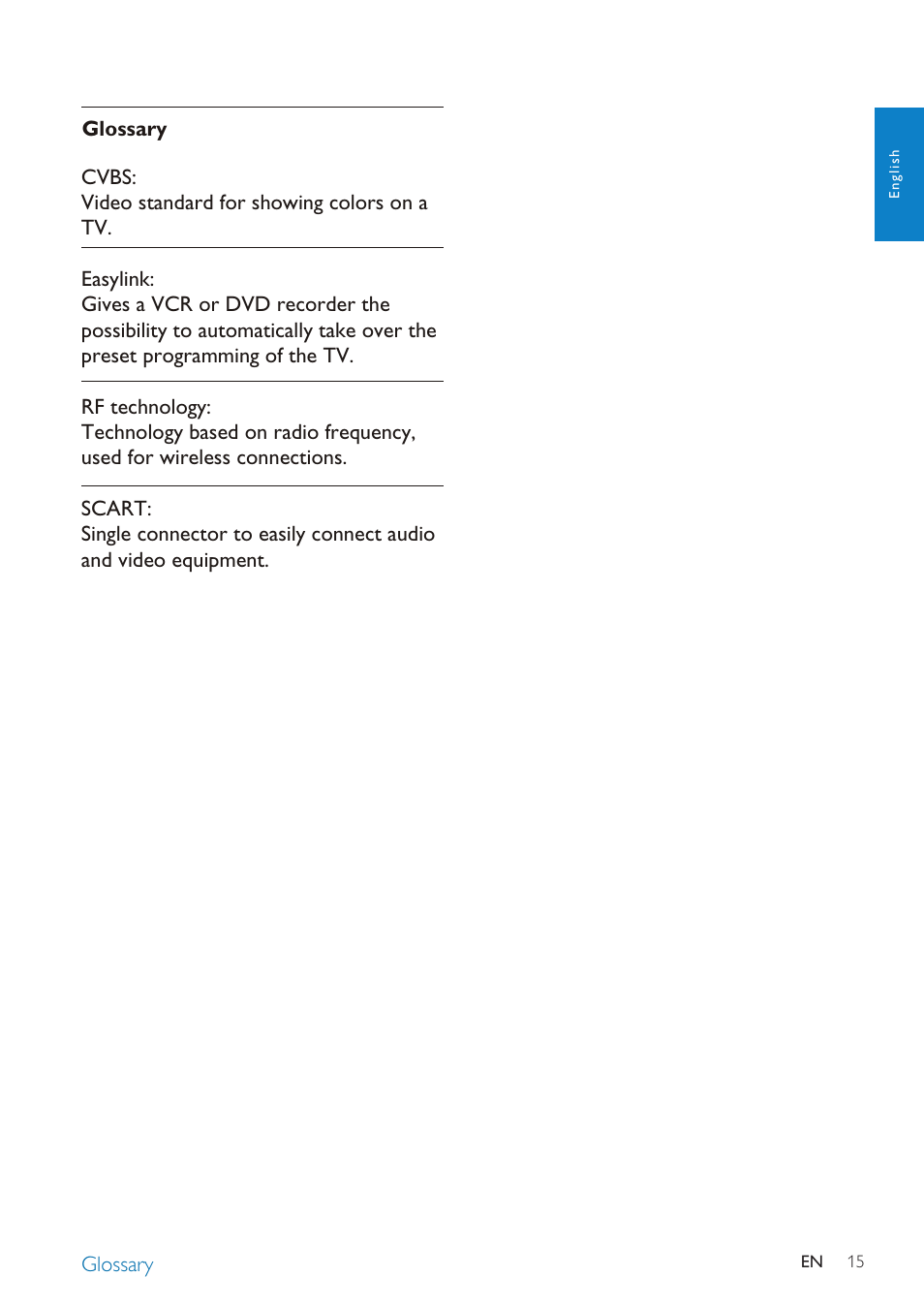 Philips SLV3105 User Manual | Page 15 / 18