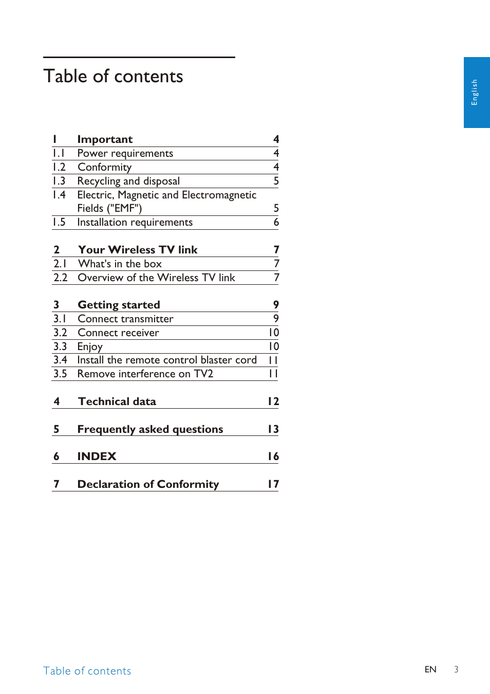 Philips SLV3105 User Manual | Page 3 / 18