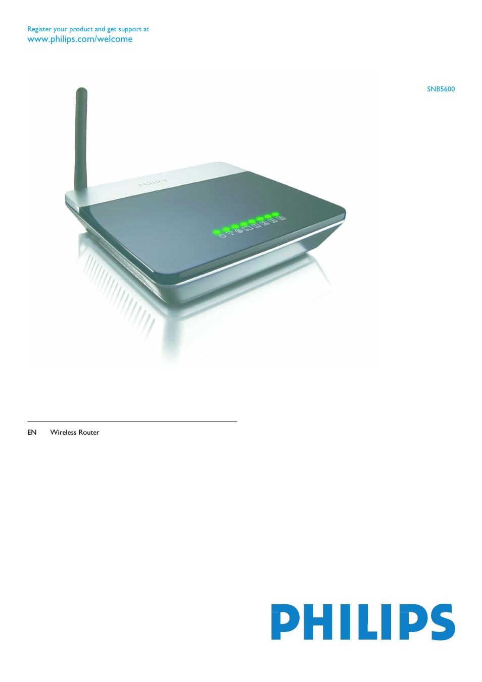 Philips SNB5600 User Manual | 22 pages