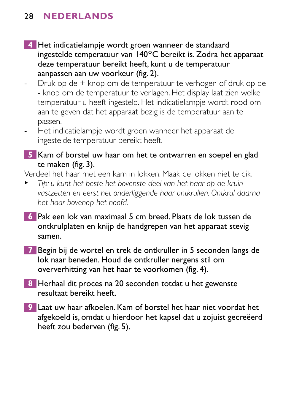 Philips HP4647 User Manual | Page 28 / 86