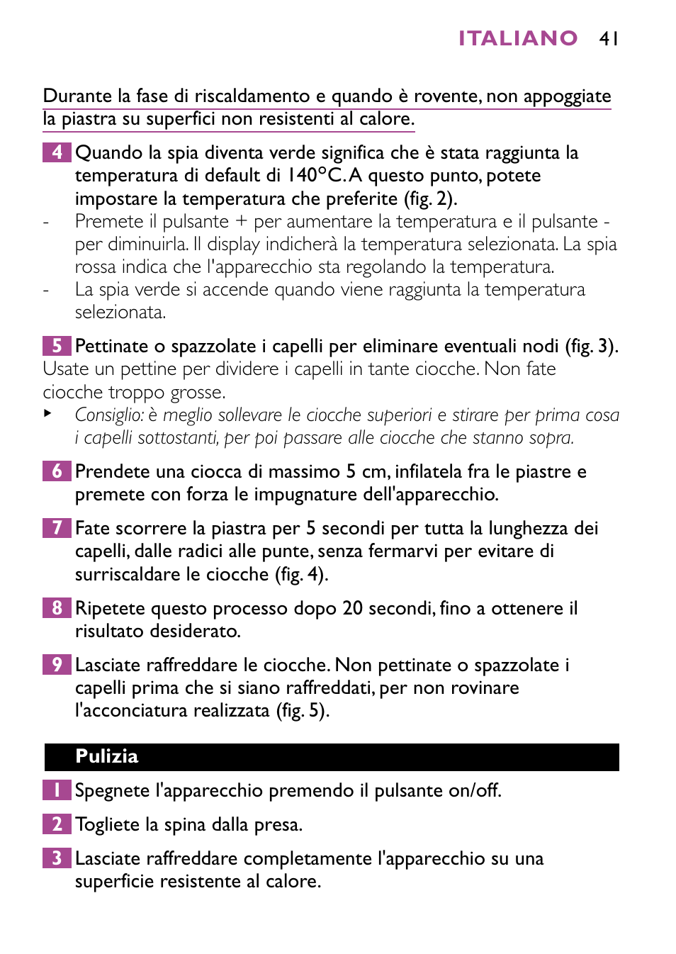 Philips HP4647 User Manual | Page 41 / 86