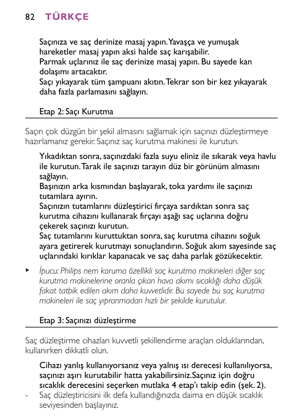 Philips HP4647 User Manual | Page 82 / 86