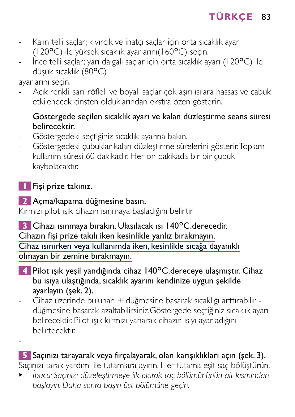 Philips HP4647 User Manual | Page 83 / 86