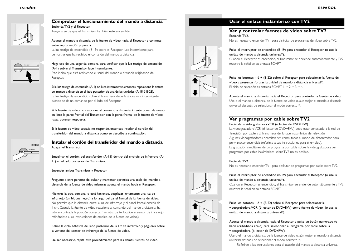 Philips SBC VL1400 User Manual | Page 15 / 42