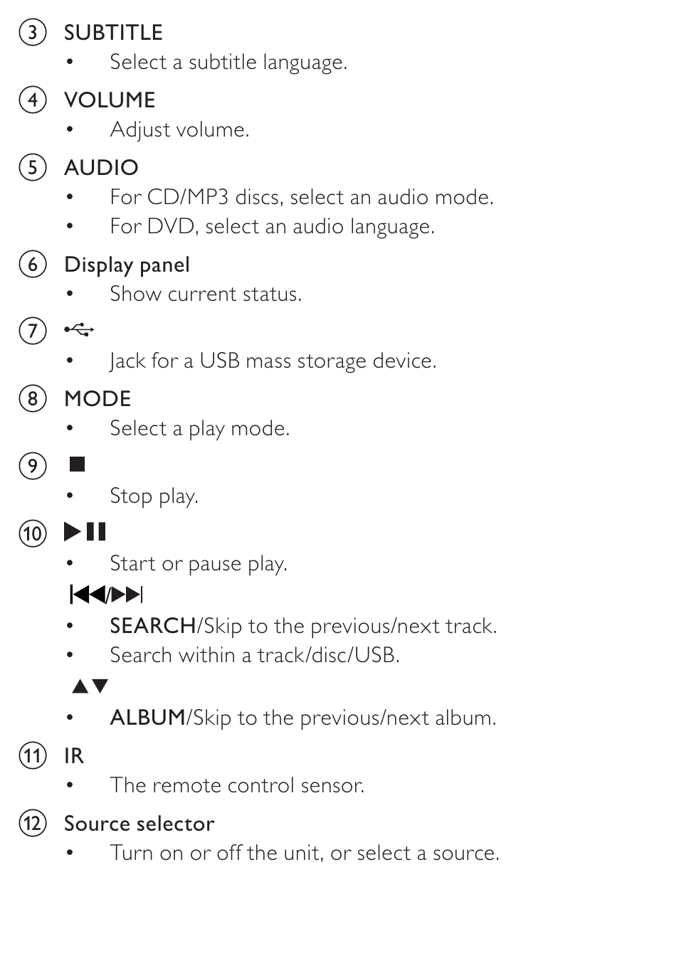 Philips KONINKLIJKE AZ5740 User Manual | Page 8 / 41