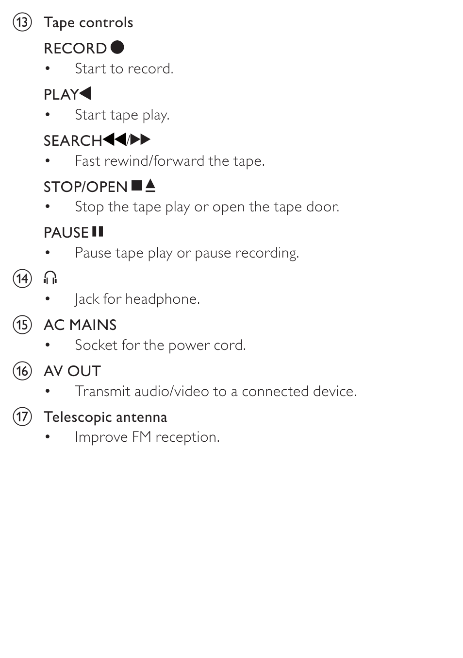 Philips KONINKLIJKE AZ5740 User Manual | Page 9 / 41